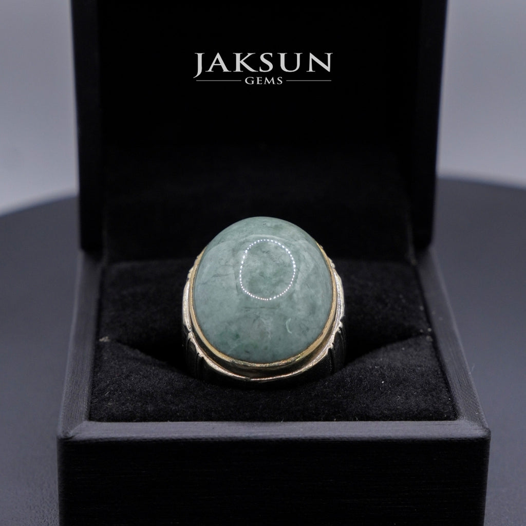 Cincin Giok Nabire (Setting Alpaka) 016