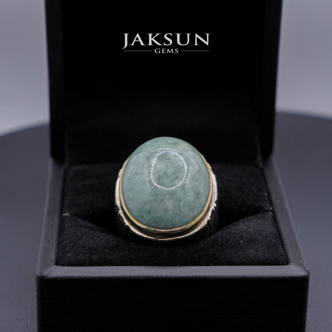 Cincin Giok Nabire (Setting Alpaka) 016