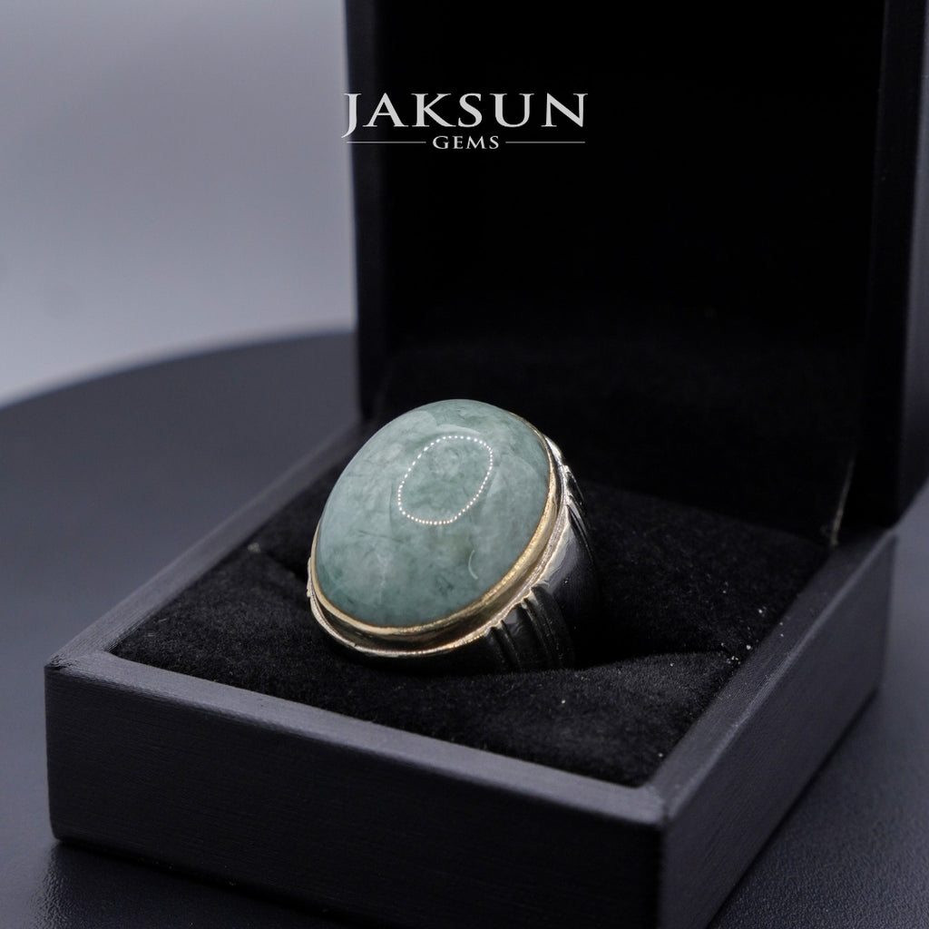 Cincin Giok Nabire (Setting Alpaka) 016