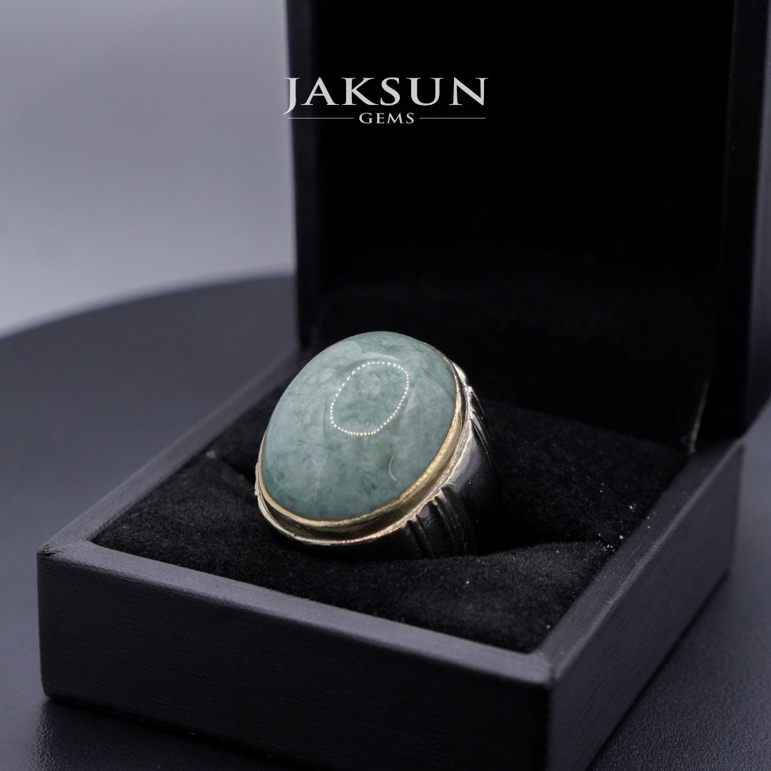 Cincin Giok Nabire (Setting Alpaka) 016