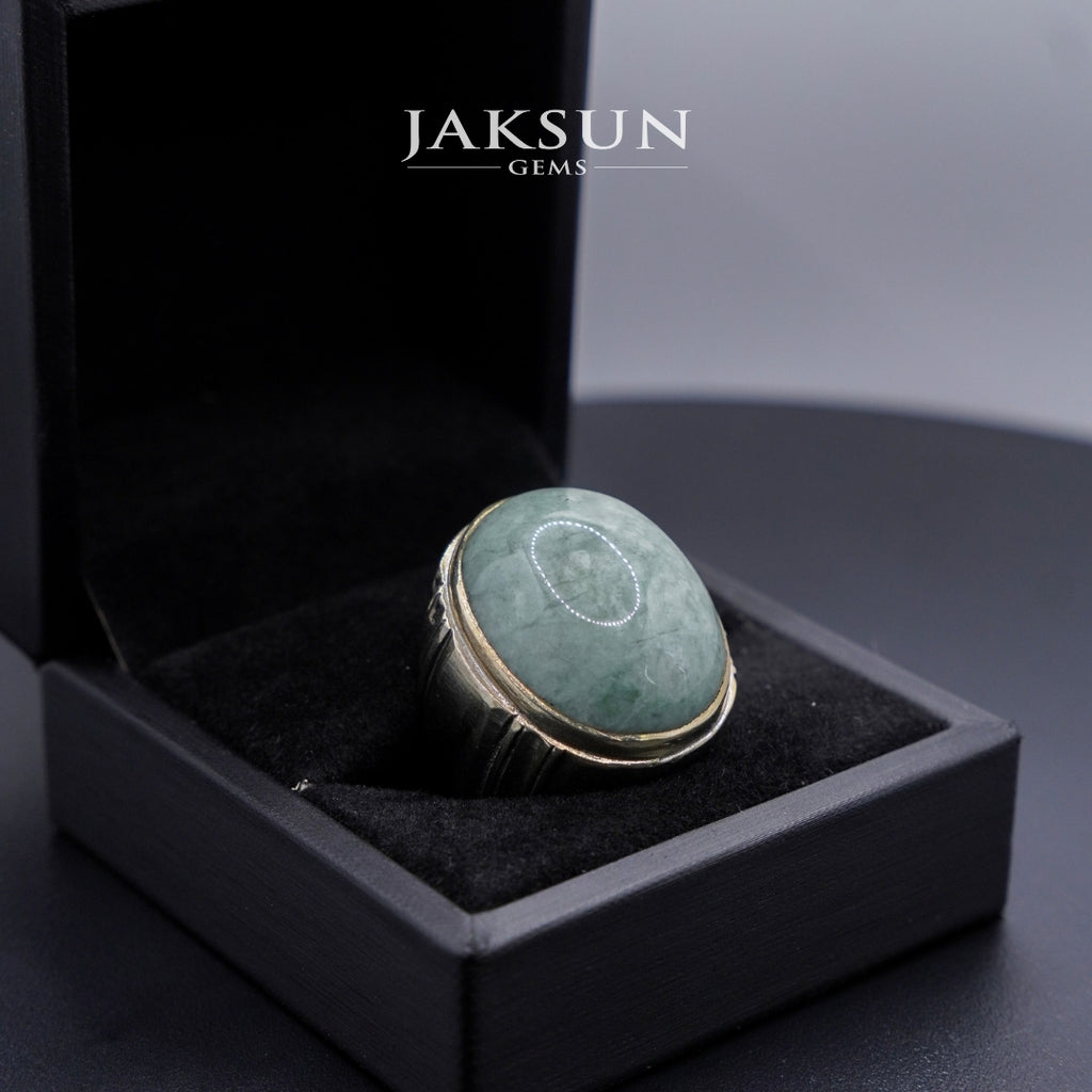 Cincin Giok Nabire (Setting Alpaka) 016