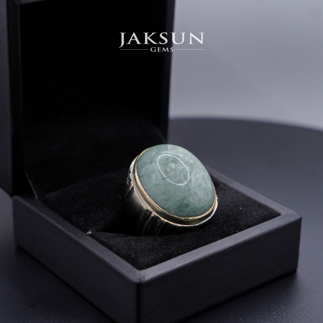 Cincin Giok Nabire (Setting Alpaka) 016