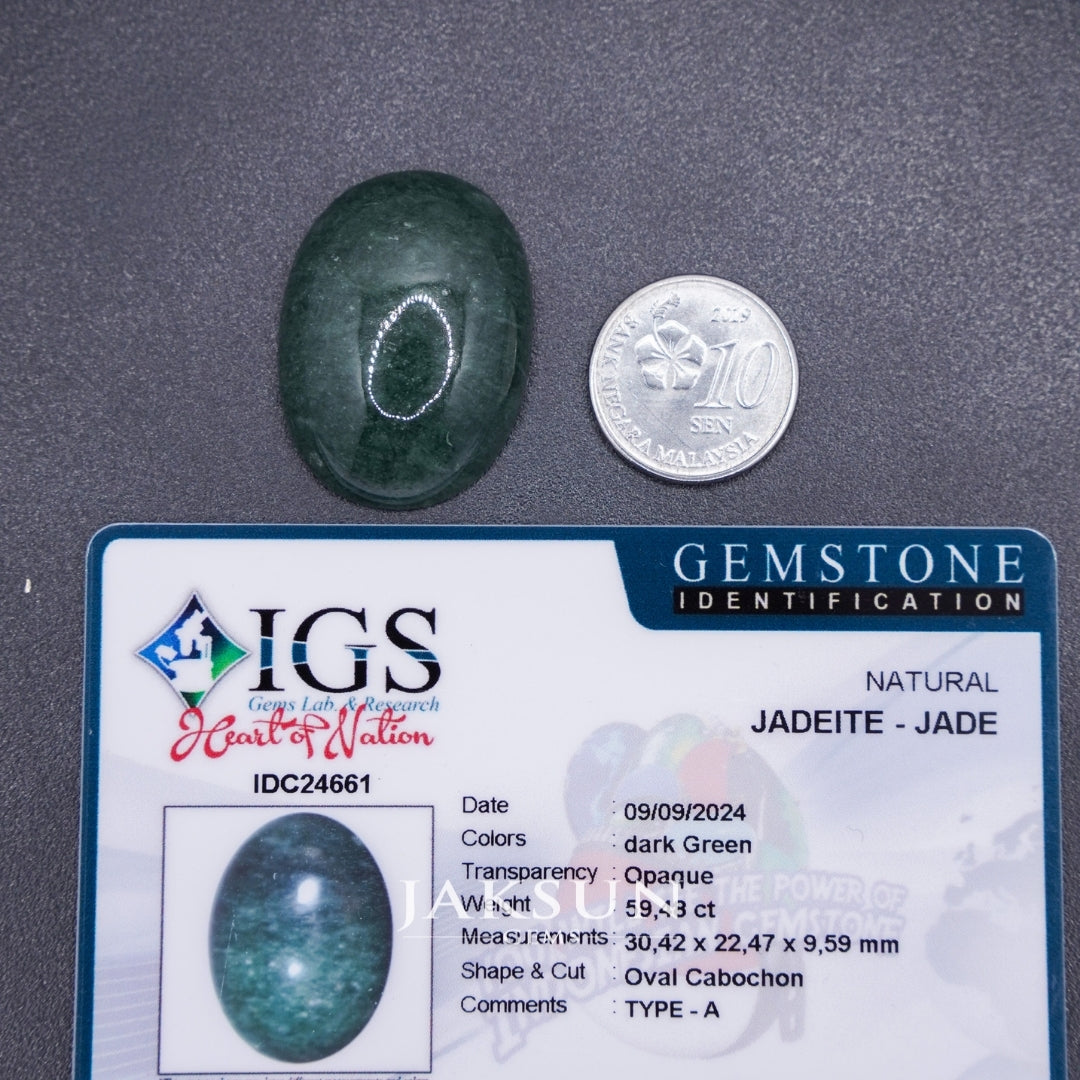 Natural Giok Nabire Jadeite Loose Stone #02