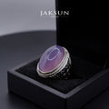 Cincin Purple Chalcedony (Alpaka Setting) 017