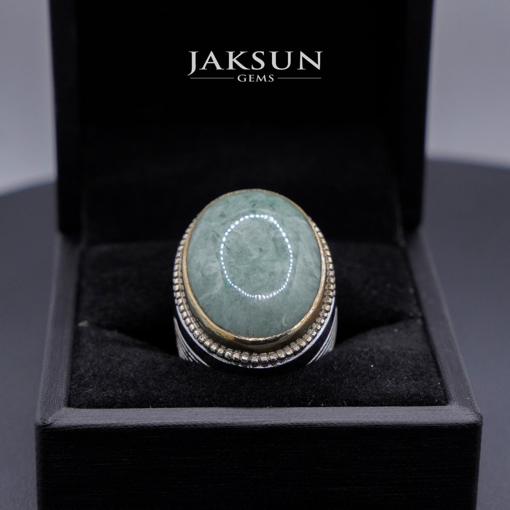 Cincin Giok Nabire (Setting Alpaka) 018