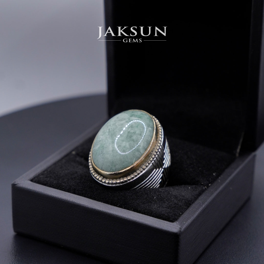 Cincin Giok Nabire (Setting Alpaka) 018
