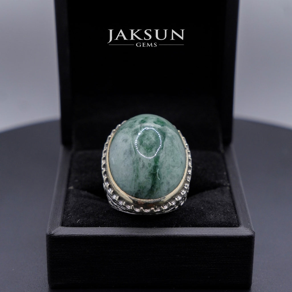 Cincin Giok Nabire (Setting Alpaka) 020
