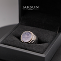 Cincin Purple Chalcedony (Silver Setting) 002