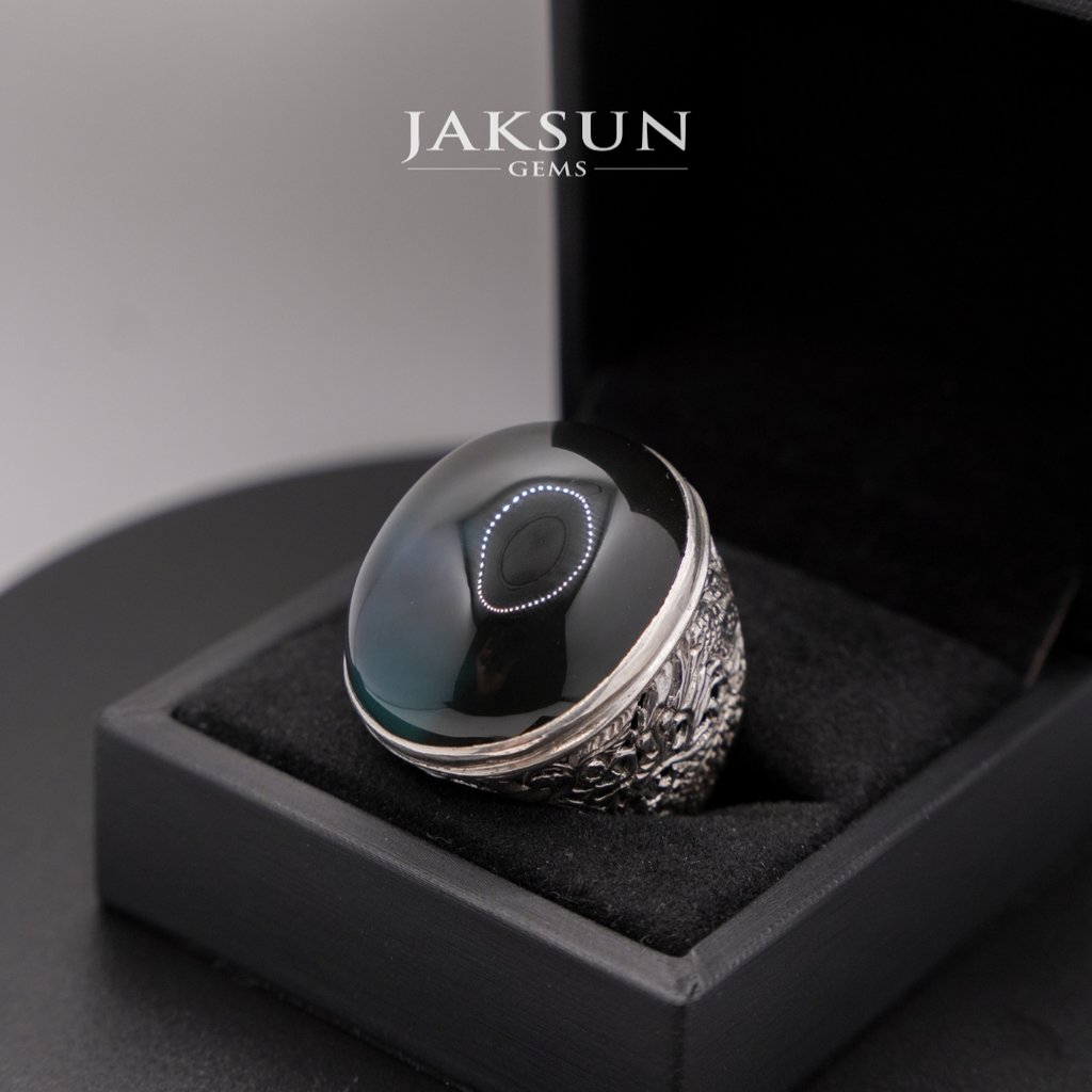 Premium Set: Bacan's Silver 925 Ring With Crafted Design (SRI NAGA) #002