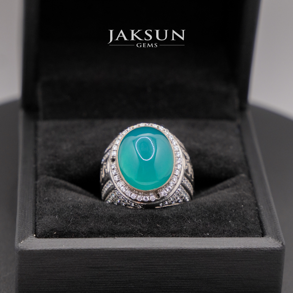 Premium Bacan Silver 925 Ring Set with Authenticity Certificate #02