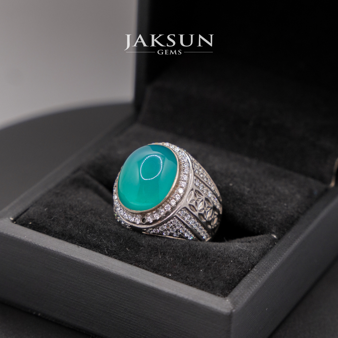 Premium Bacan Silver 925 Ring Set with Authenticity Certificate #02
