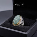 Cincin Giok Nabire (Setting Alpaka) 003