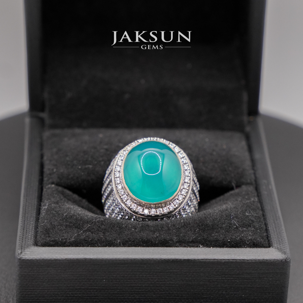 Premium Bacan Silver 925 Ring Set with Authenticity Certificate #03